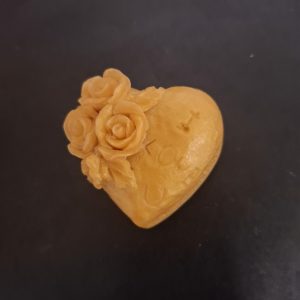 Gold Floral Heart Scented Wax Melt